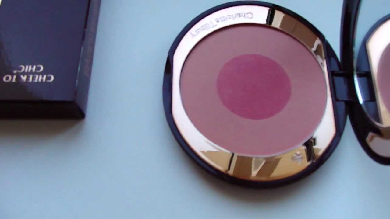 Обзор видео отзывы Румяна - CHARLOTTE TILBURY London CHEEK TO CHIC (палитра LOVE IS THE DRUG)