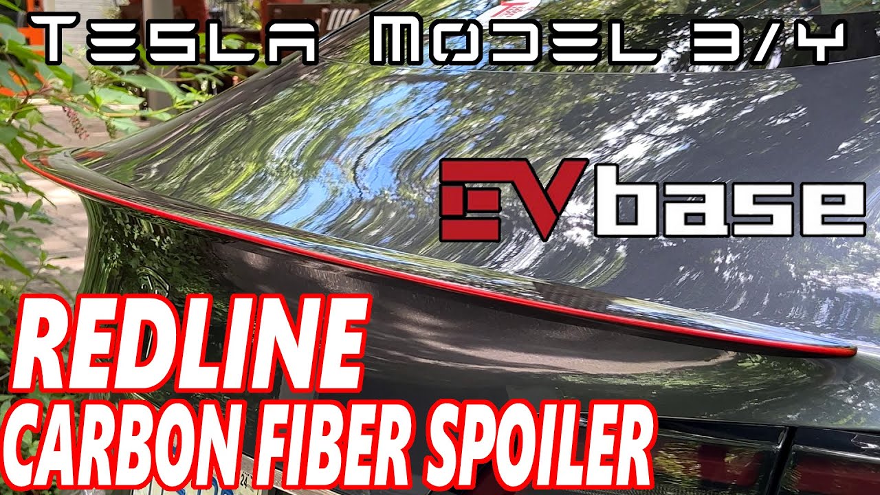 Tesla Model 3/Y - Redline Real Carbon Fiber Spoiler