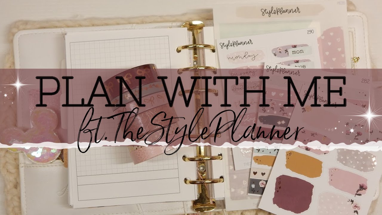 Plan With Me ft. TheStylePlanner | A6 Rings | Plan As I Go