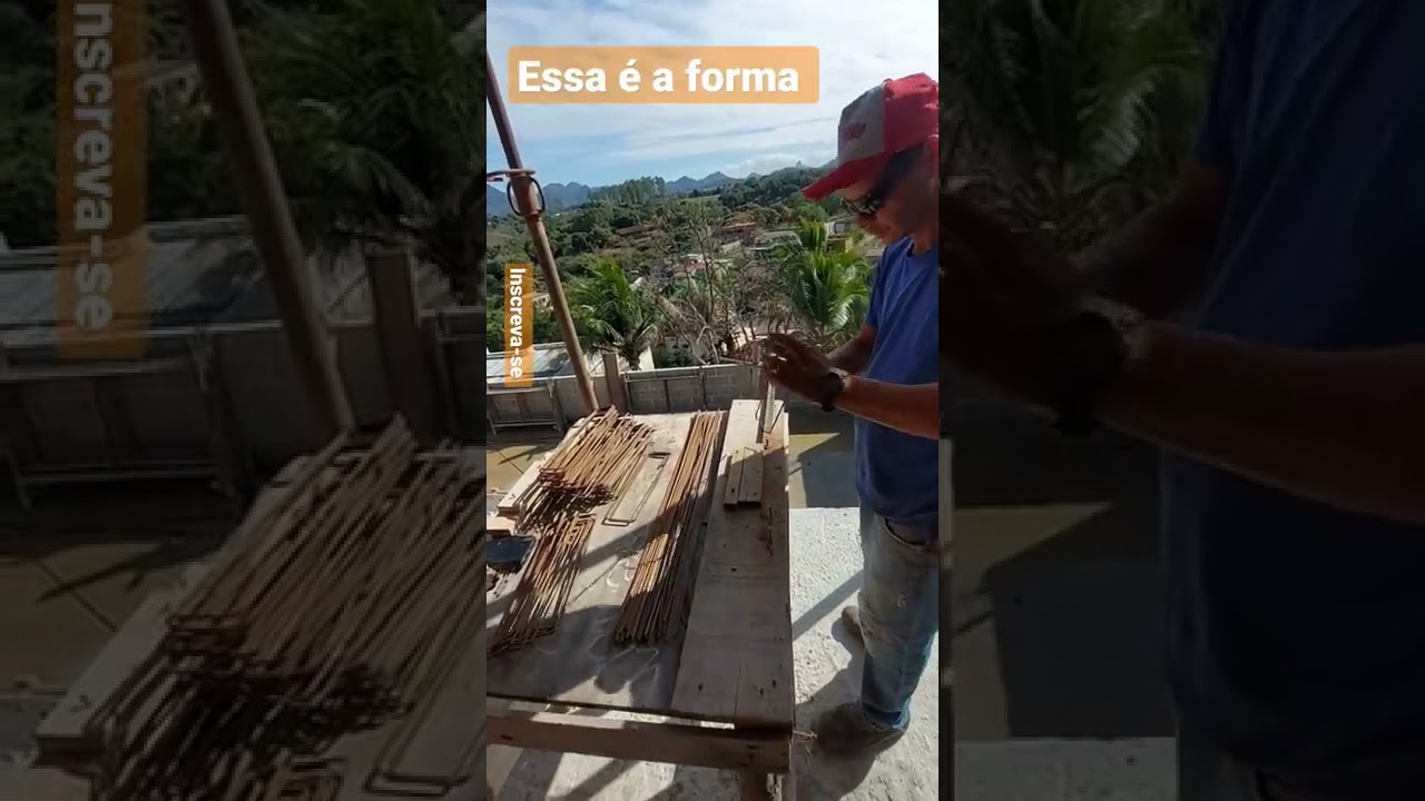 ☝🇧🇷COMO FAZER ESTRIBOS PARA COLUNAS E VIGAS? #shorts #youtubeshorts