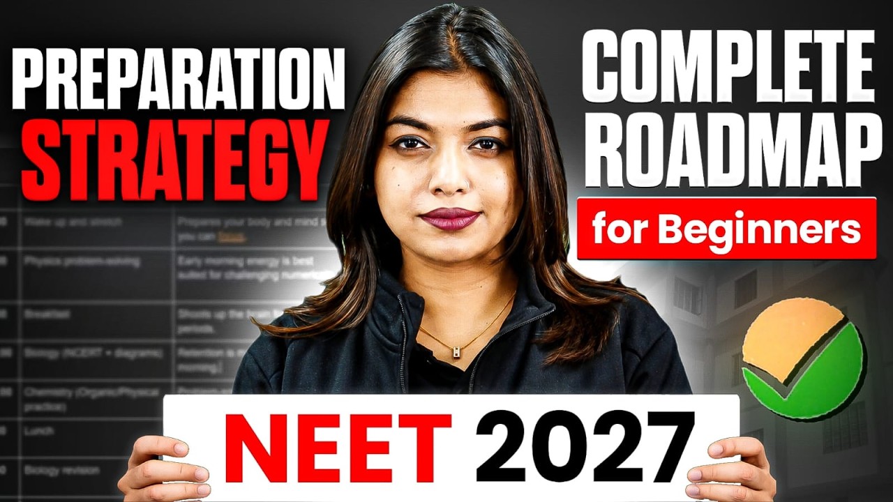 NEET 2027: Стратегия подготовки | Полный план для новичков от Gopika Mam 🎯