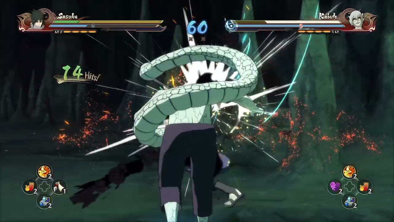 Sasuke vs Kabuto – Uchiha vs Sage of Snakes!
