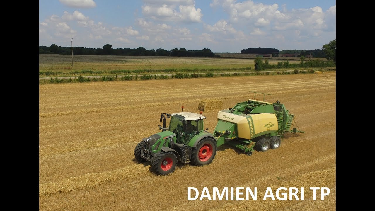 PAILLE / FENDT 720 & une presse krone 12130 / SARL FORRE