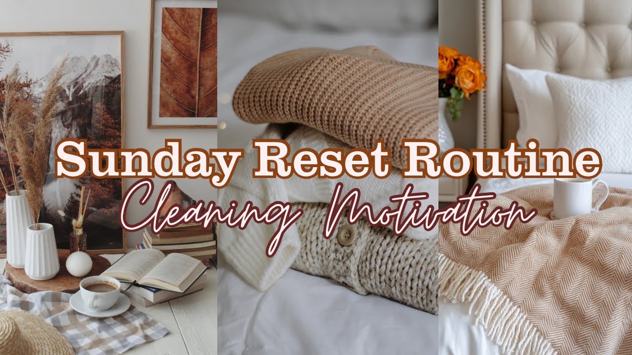 Sunday Reset Routine | Productive Cleaning Motivation, Grocery Haul & Meal Prep