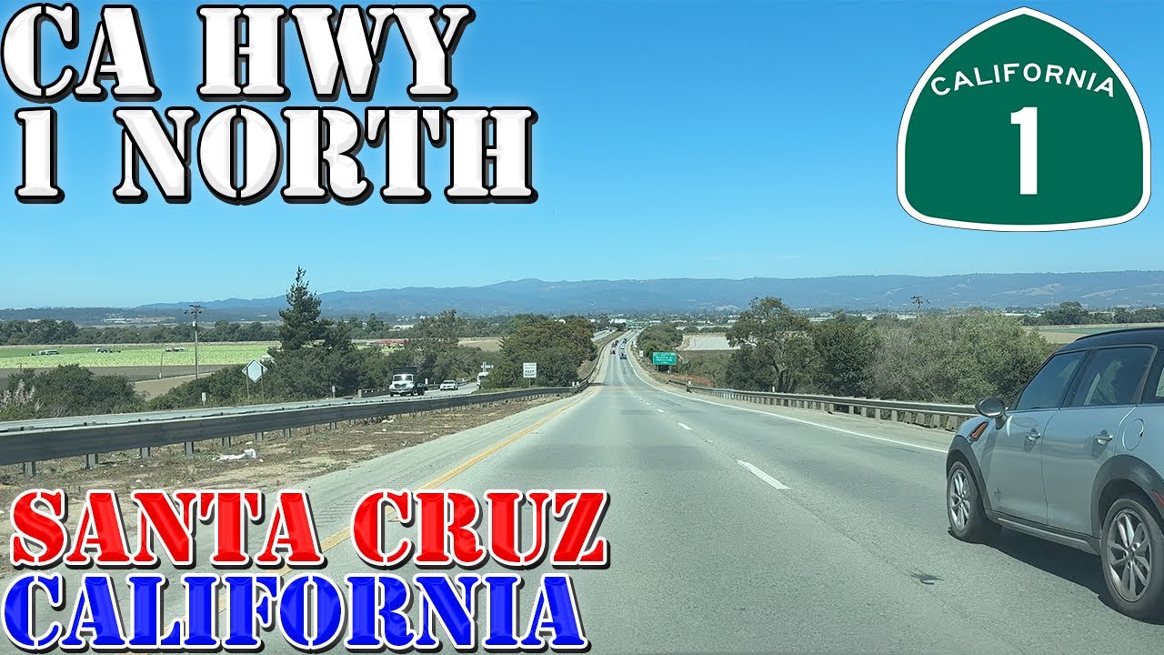 CA 1 North - Monterey to Santa Cruz - California - 4K Highway Drive