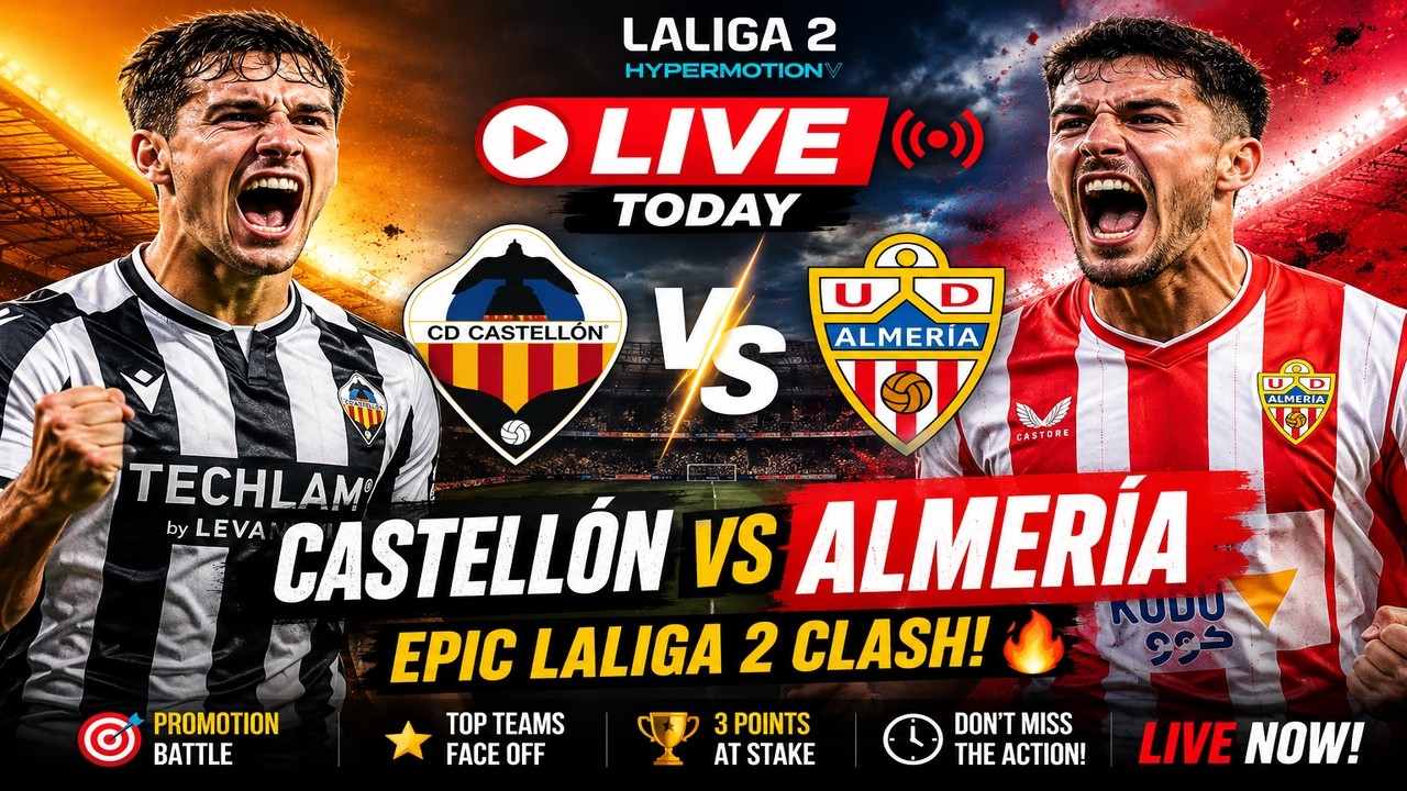 🔴 LIVE NOW! Castell&oacute;n 🆚 Almer&iacute;a ⚽ INSANE LaLiga 2 Clash😱🔥 | Simulation #shorts #live #livefootball