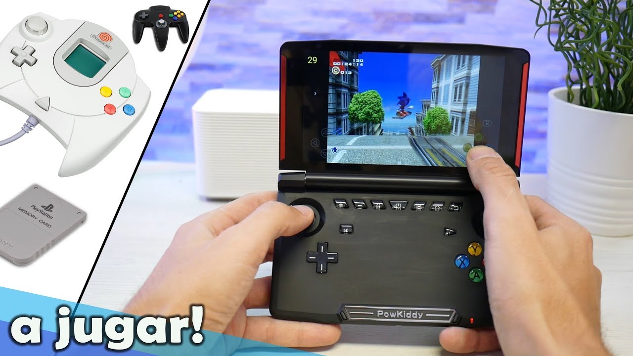 Con esta CONSOLA portátil puedes jugar a tus juegos de SIEMPRE... es la PowKiddy X18