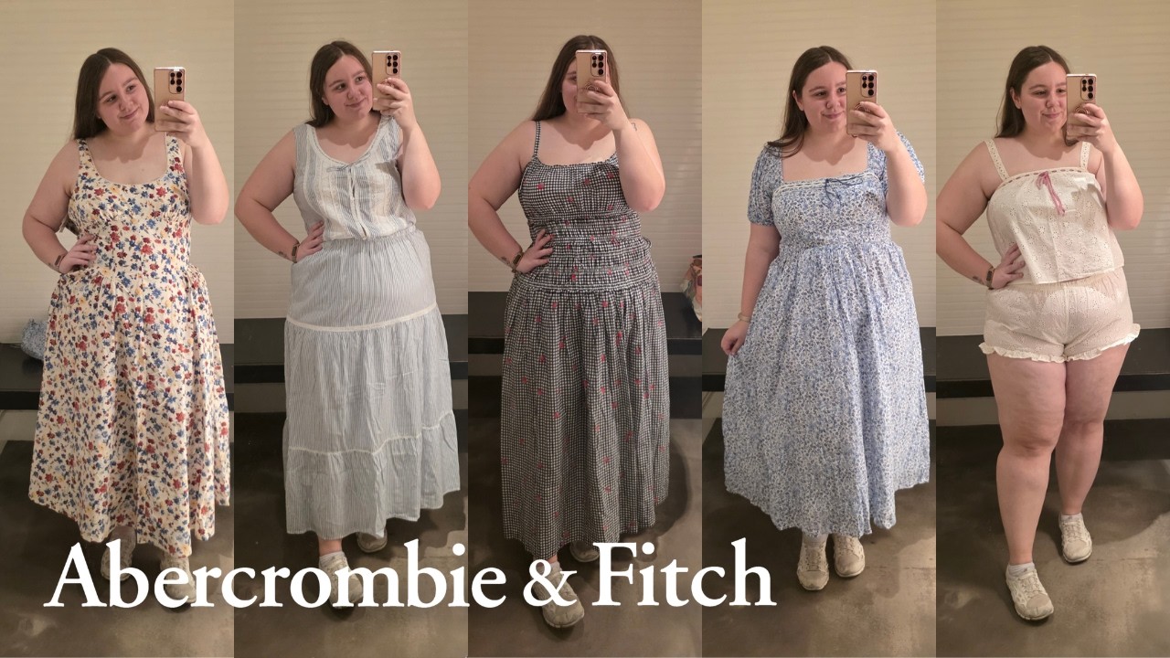 Inside the Fitting Room at Abercrombie & Fitch | Plus Size Spring Edition