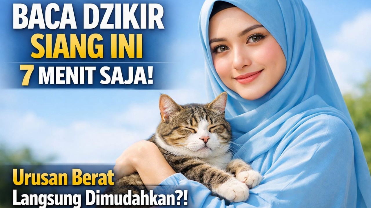 BACA DZIKIR SIANG INI 7 MENIT SAJA! Urusan Berat Langsung Dimudahkan?!
