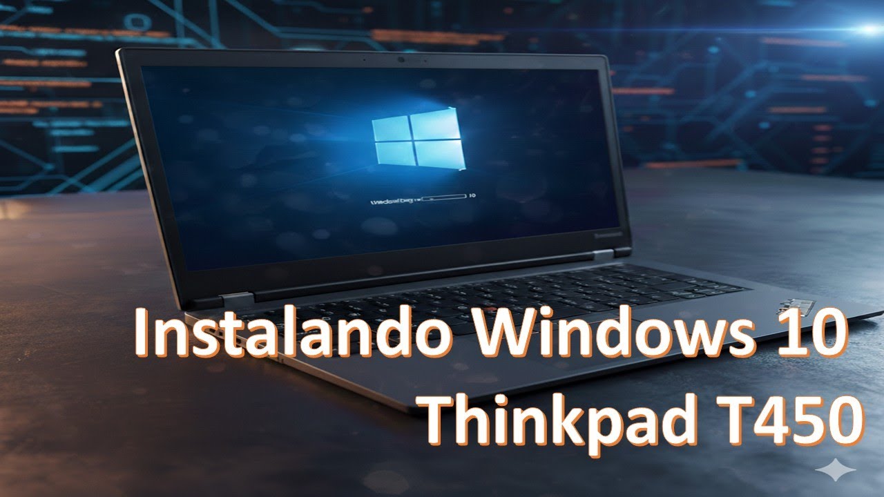 #03 - Instalação Completa do Windows 10 no Lenovo Thinkpad T450