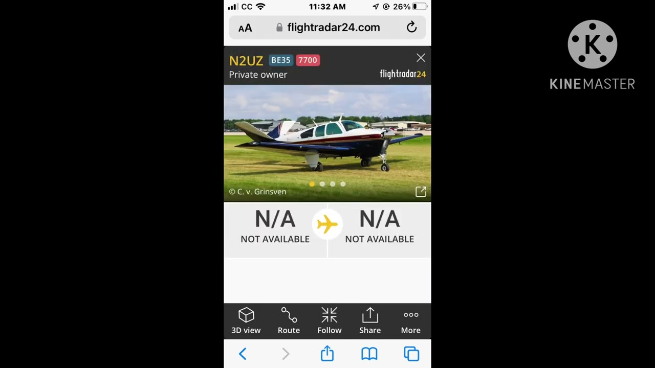 N2UZ on flightradar24! [First time I watch a fatal plane crash on flightradar24 LIVE!]]