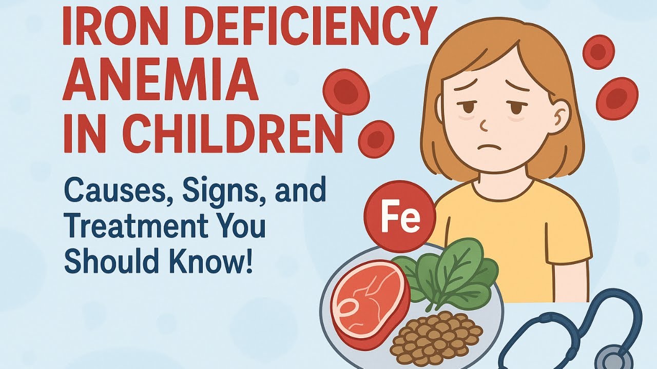 🩸 Iron Deficiency Anemia in Children – What Every Parent Should Know