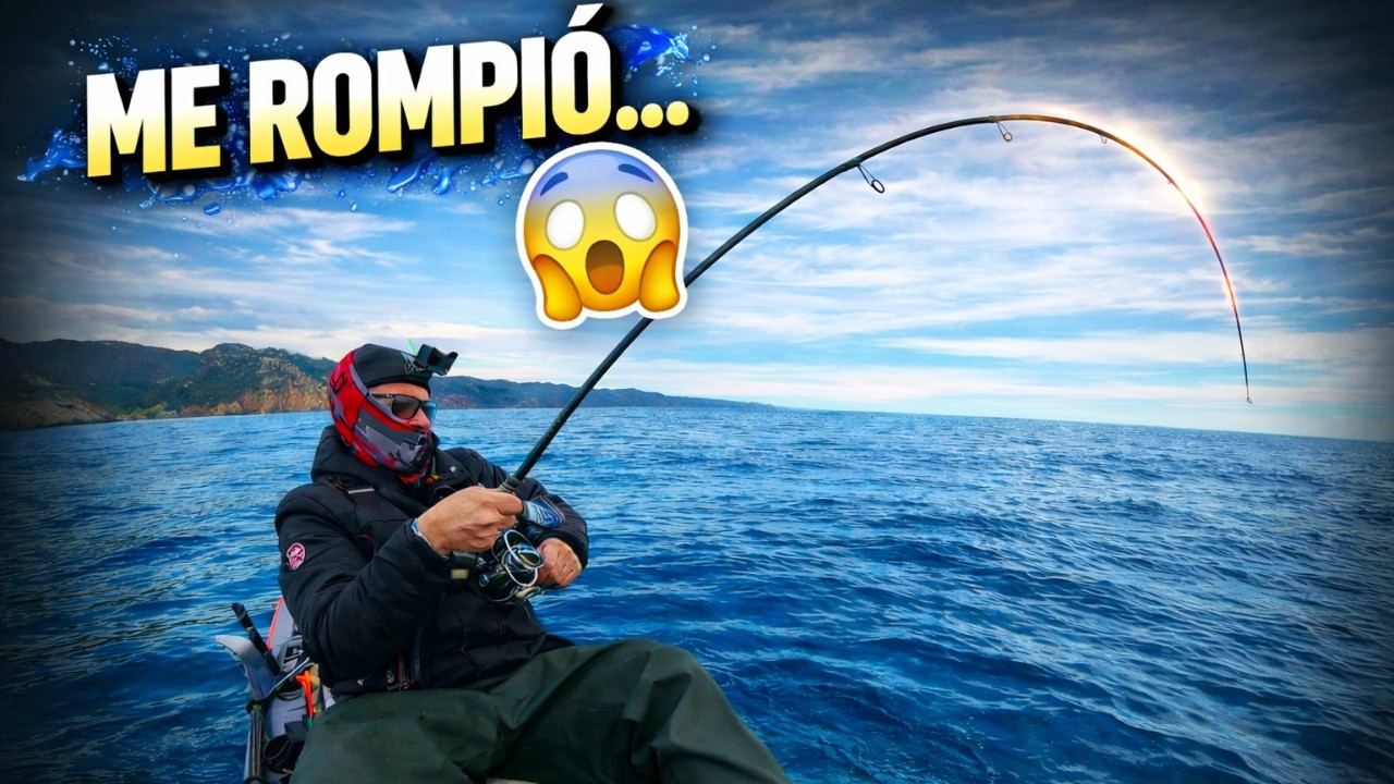DENTONES al VIVO desde KAYAK – 💥​¡Picadas salvajes y captura final!💥​| Vlog 18 pesca en KAYAK🎣