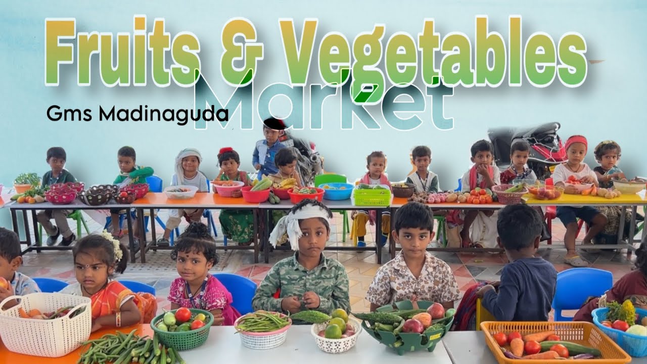 Fruits and Vegetables Market at Gowtham Model School | Madinaguda | Hyderabad | Telangana