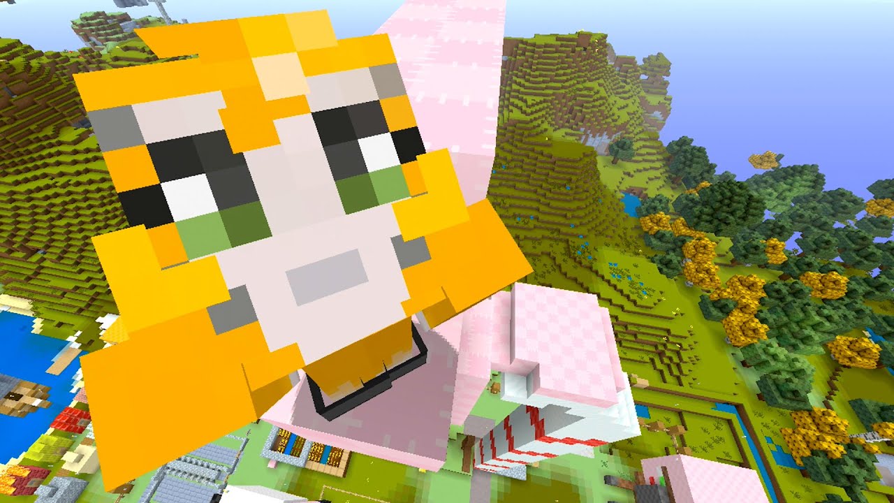 Minecraft Xbox - Quest To Build A Giant Robot Glowing Flamingo Called Jerry (163)