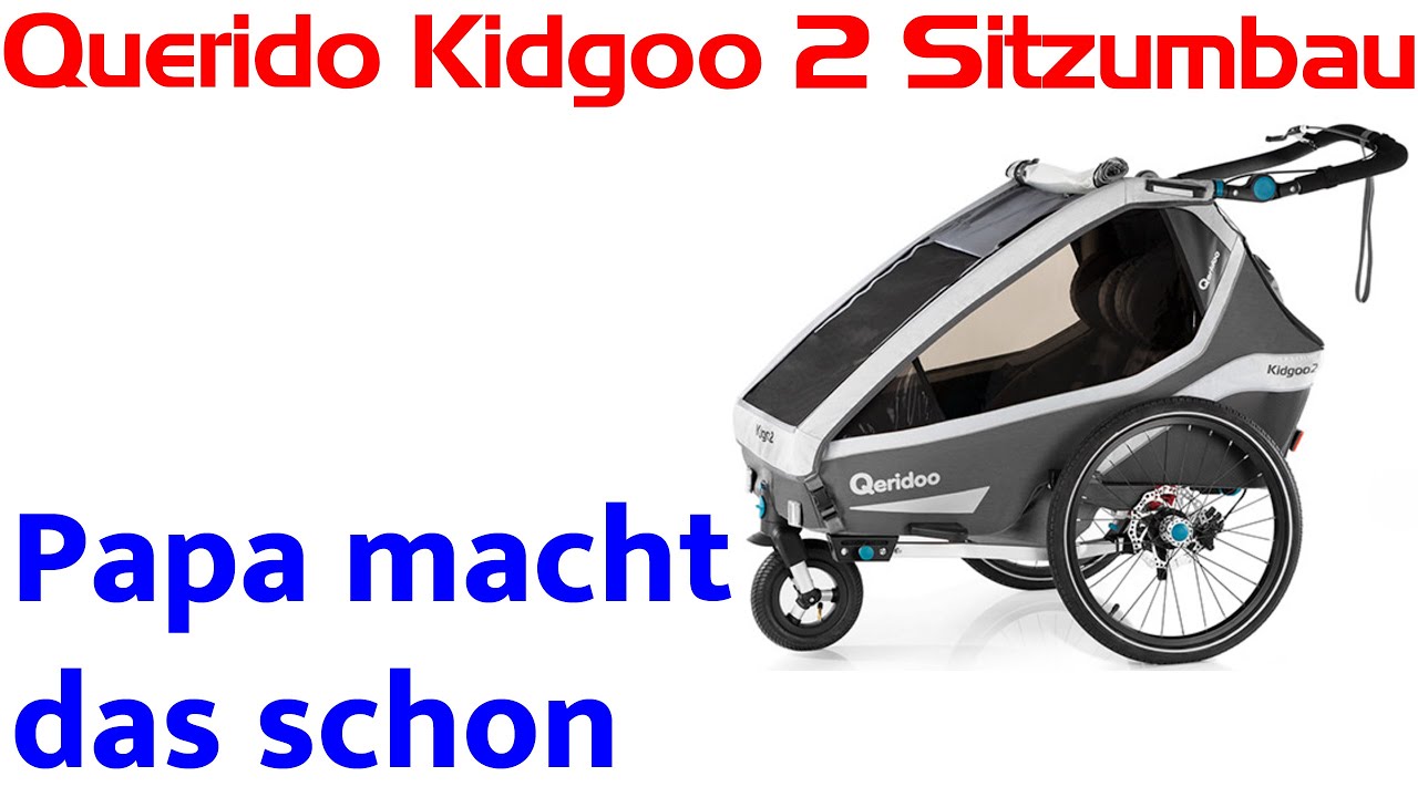 Wie du ganz „einfach“ den Doppel Sitz in deinen Qeridoo Kidgoo 2 2020 Sitz einbaust