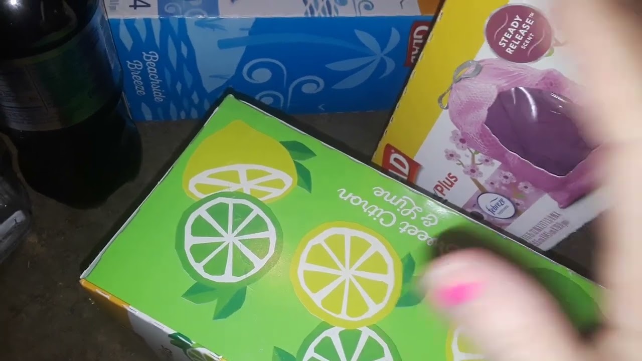 rite aid and target haul( glad colored scented  trash bags review🧡🧡🧡)