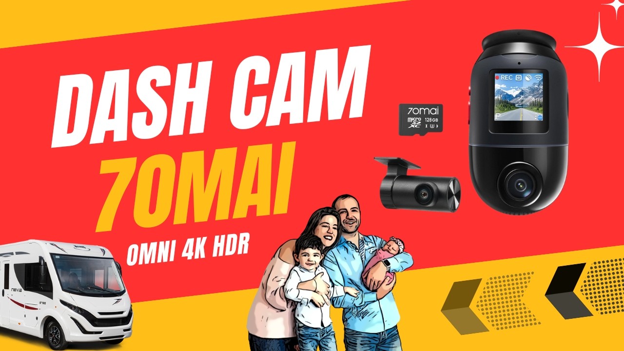 Installiamo la Dash Cam 70mai 4K Omni sul Camper! 🔧 360° di Sicurezza in Viaggio 🚐✨#70mai