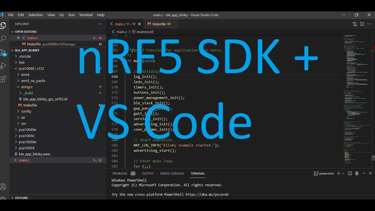 nRF5 SDK Visual Studio Code Integration