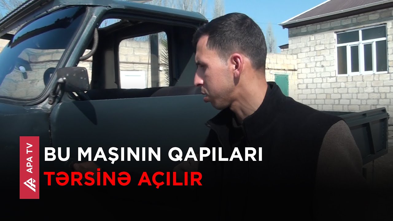 Ucarlı gənc 7 ay ərzində unikal maşın hazırladı – APA TV