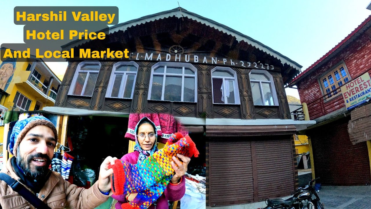 Harshil Valley Hotel Price || Where to Stay In Harsil || हरशिल का मार्केट @DehradunKaLadka