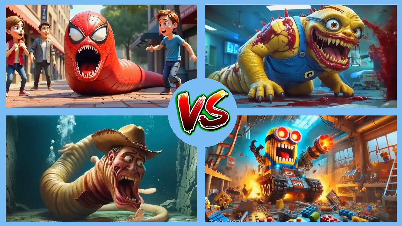 TELIS HOP K POP SPIDERMAN 🆚 WOODY 🆚 MINION 🆚 Minion Lego City