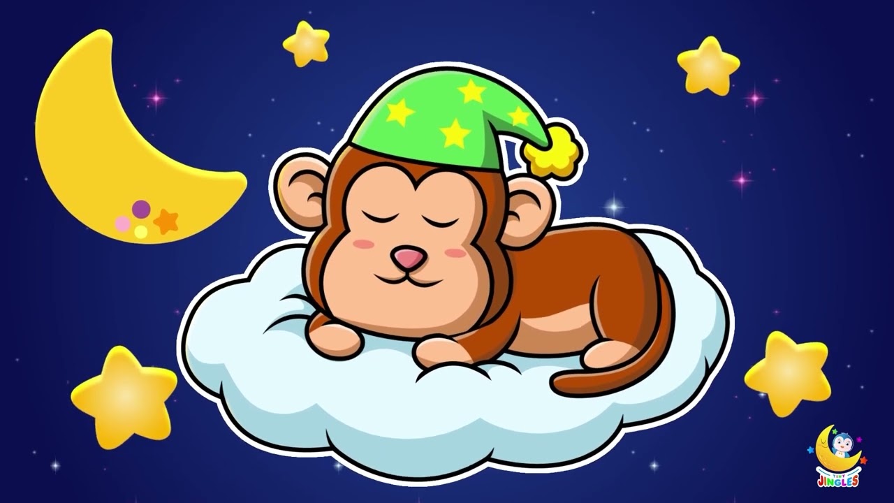 Lullaby For Babies, Sleepy Monkey, Go to Sleep Melody For Babies (1 Hour)