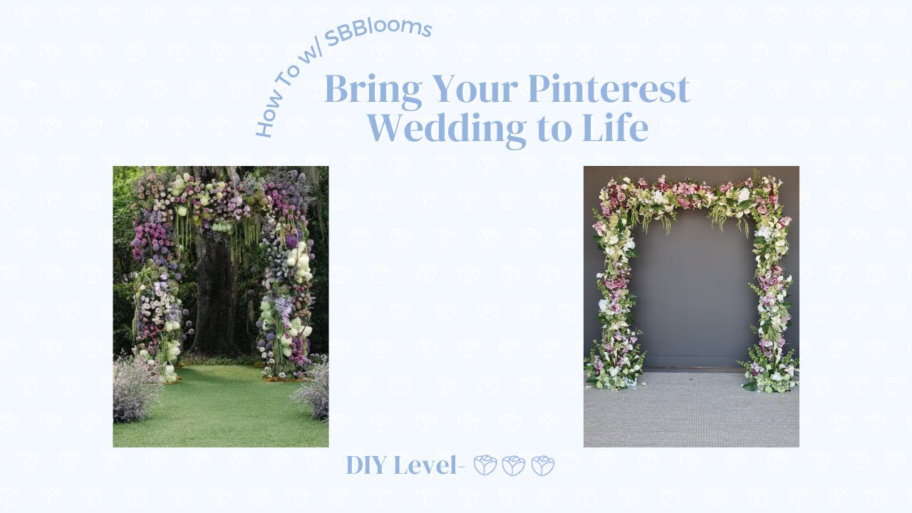How To w/ SBBlooms: Budget-Friendly Wedding Flower Ceremony Arch