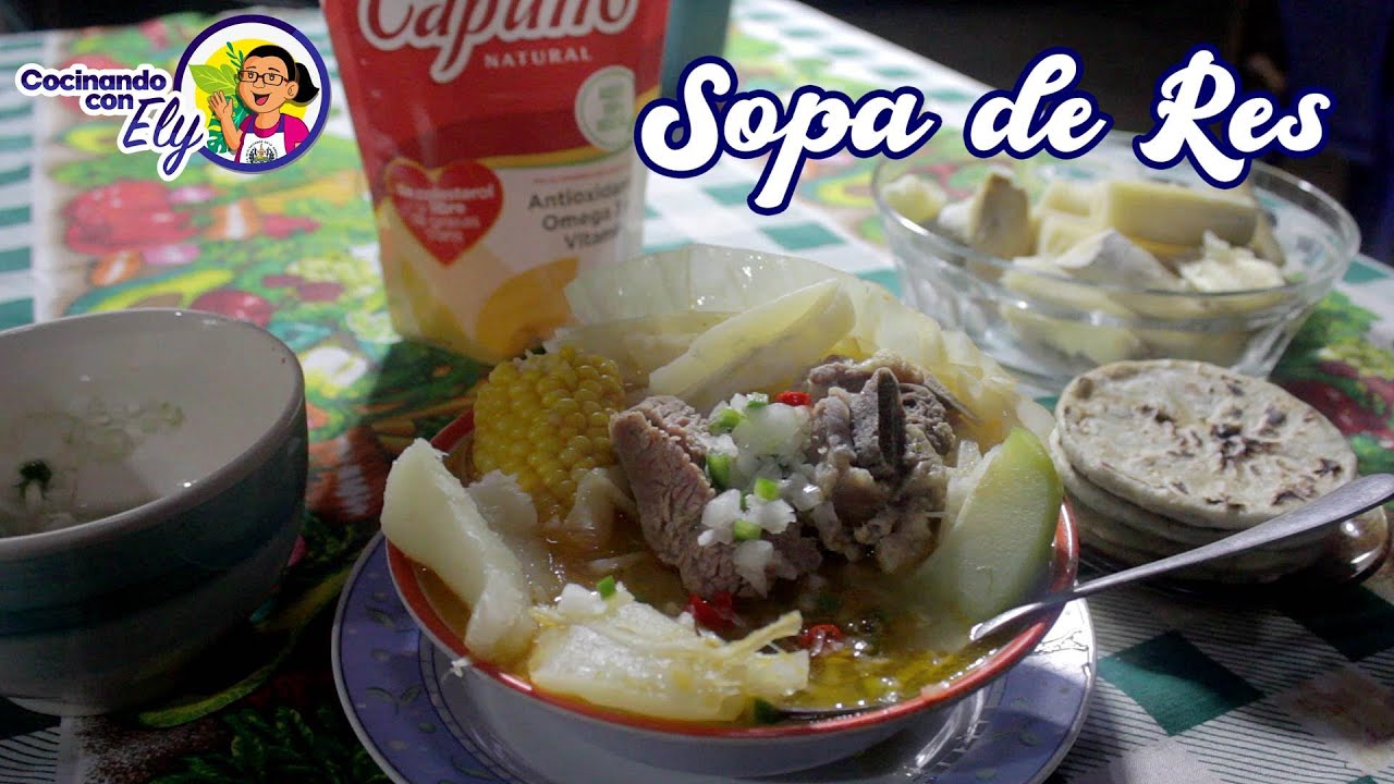 Preparando una Riquísimo SOPÓN DE RES
