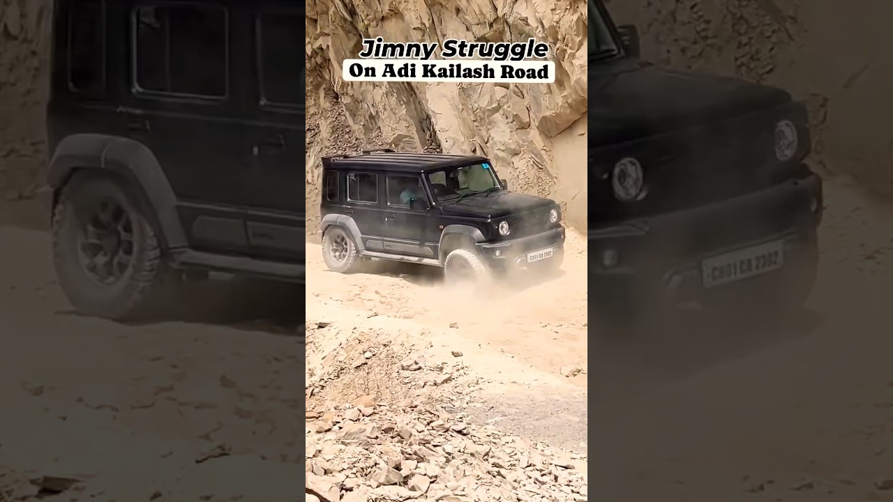 2025 Suzuki Jimny Struggled in off-roading😳❌ #shortsindia #jimny #offroading