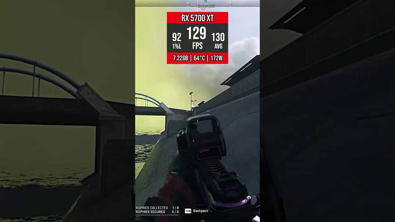 RX 5700 XT in Warzone &ndash; Does it still deliver high FPS? #shorts