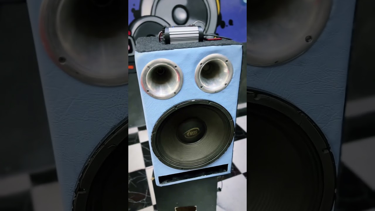 Eros sds 1350 rms tocando!
