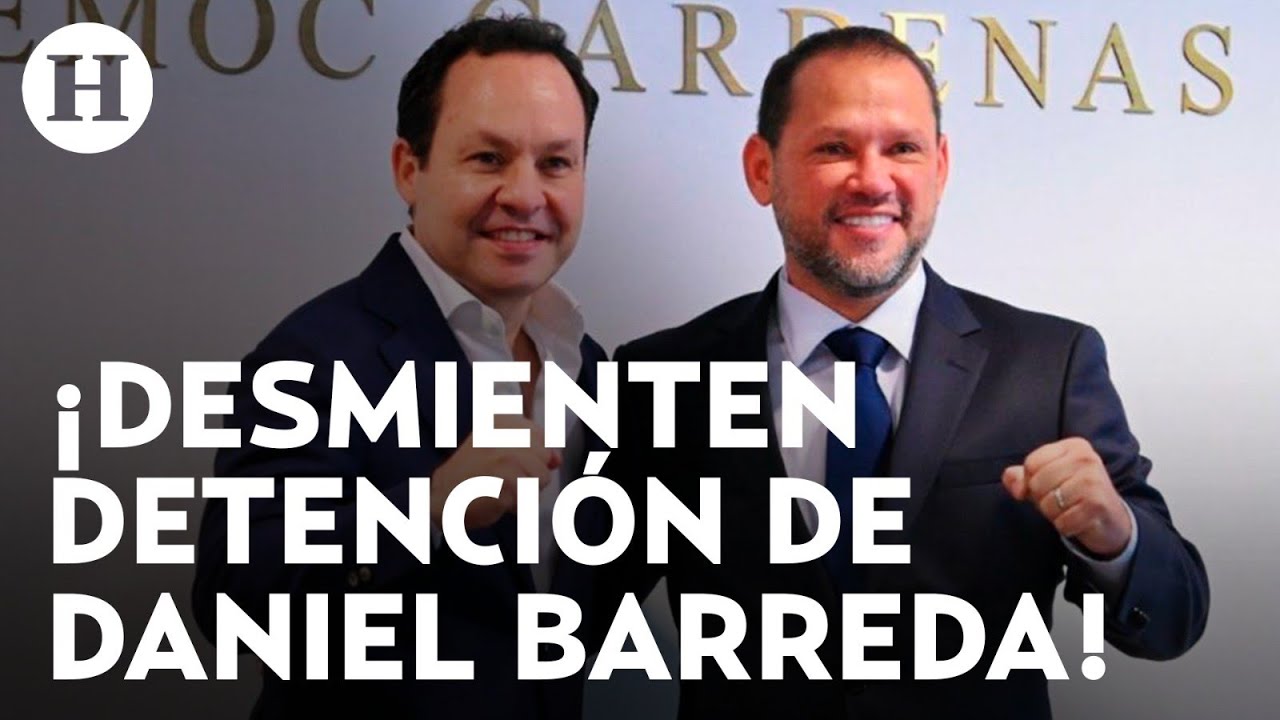 ¡Ni Daniel Barreda ni su padre están detenidos! Dante Delgado asegura que estará en la votación