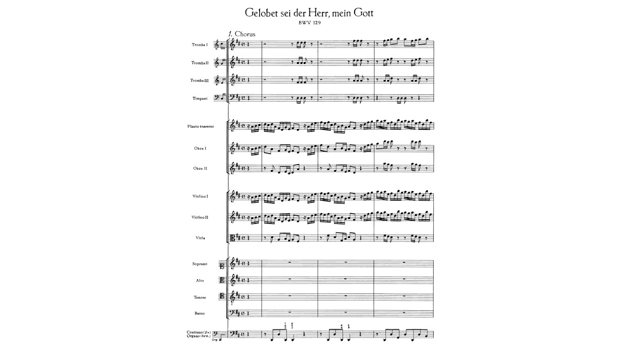 J.S Bach - Cantata: Gelobet sei der Herr, mein Gott, BWV 129