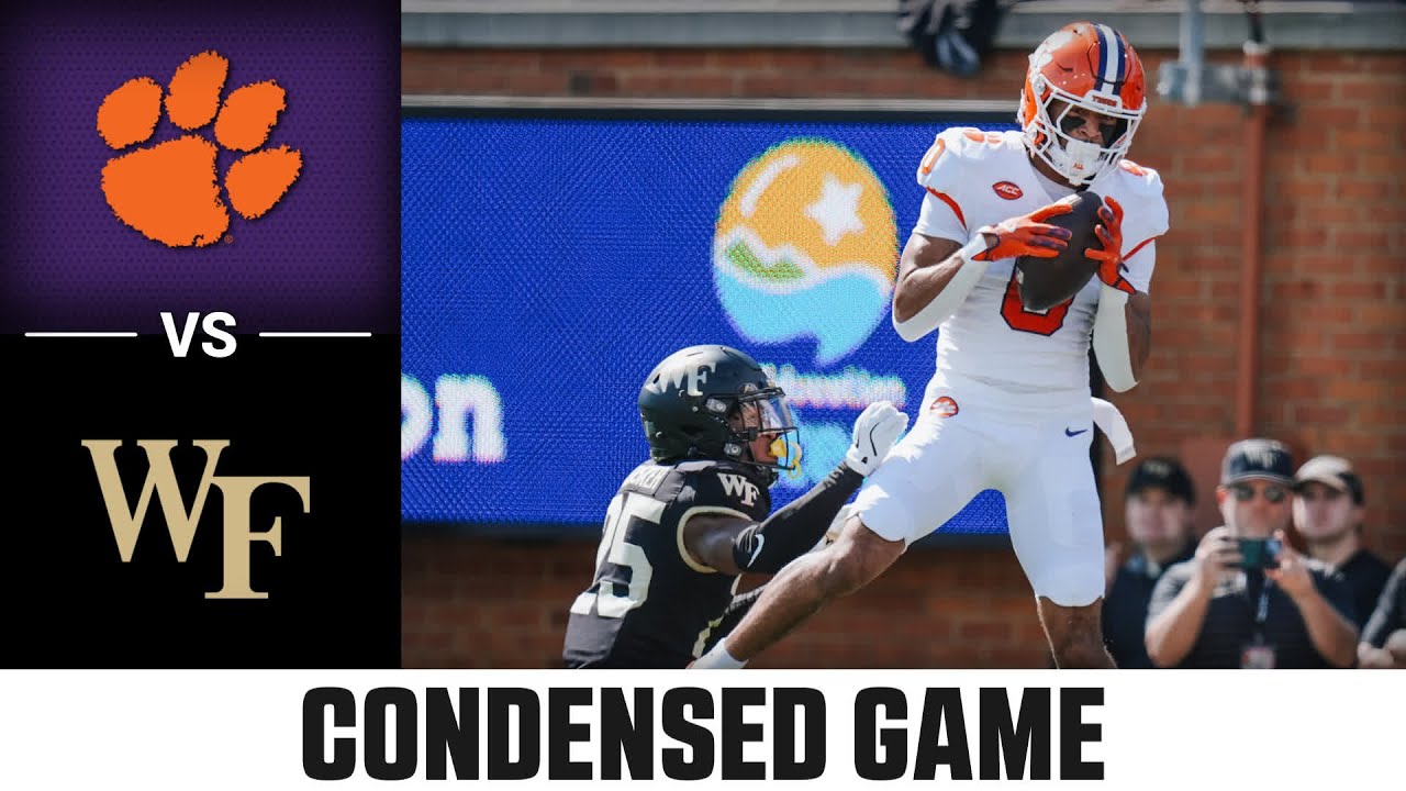 Clemson vs. Wake Forest Condensed Game | 2024 ACC Football