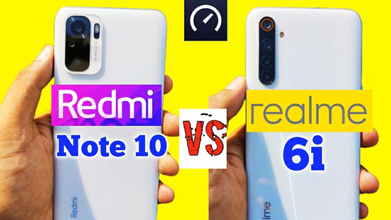 Redmi Note 10 vs Realme 6i Speed Test & Camera Comparison |