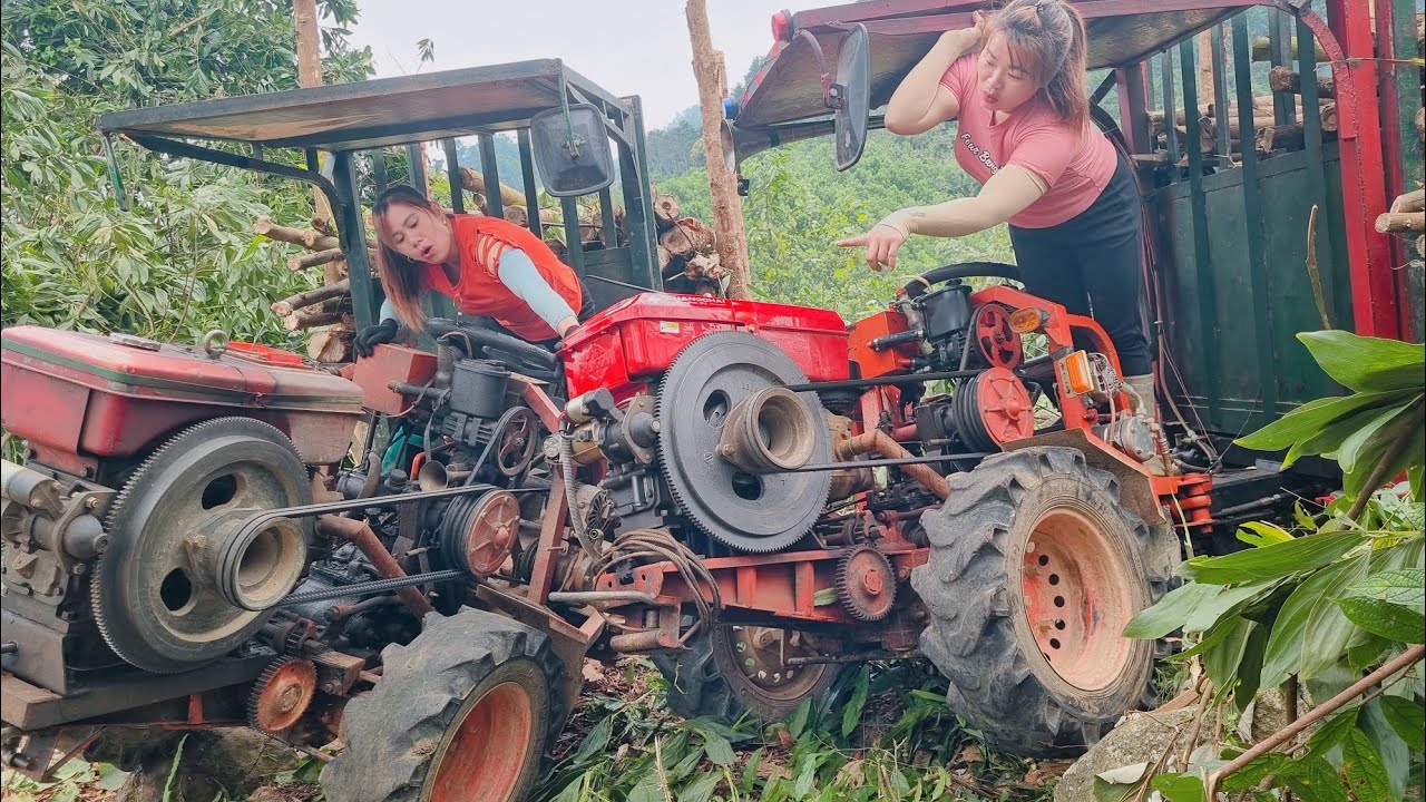 Use agricultural vehicles to transport timber to the timber mill