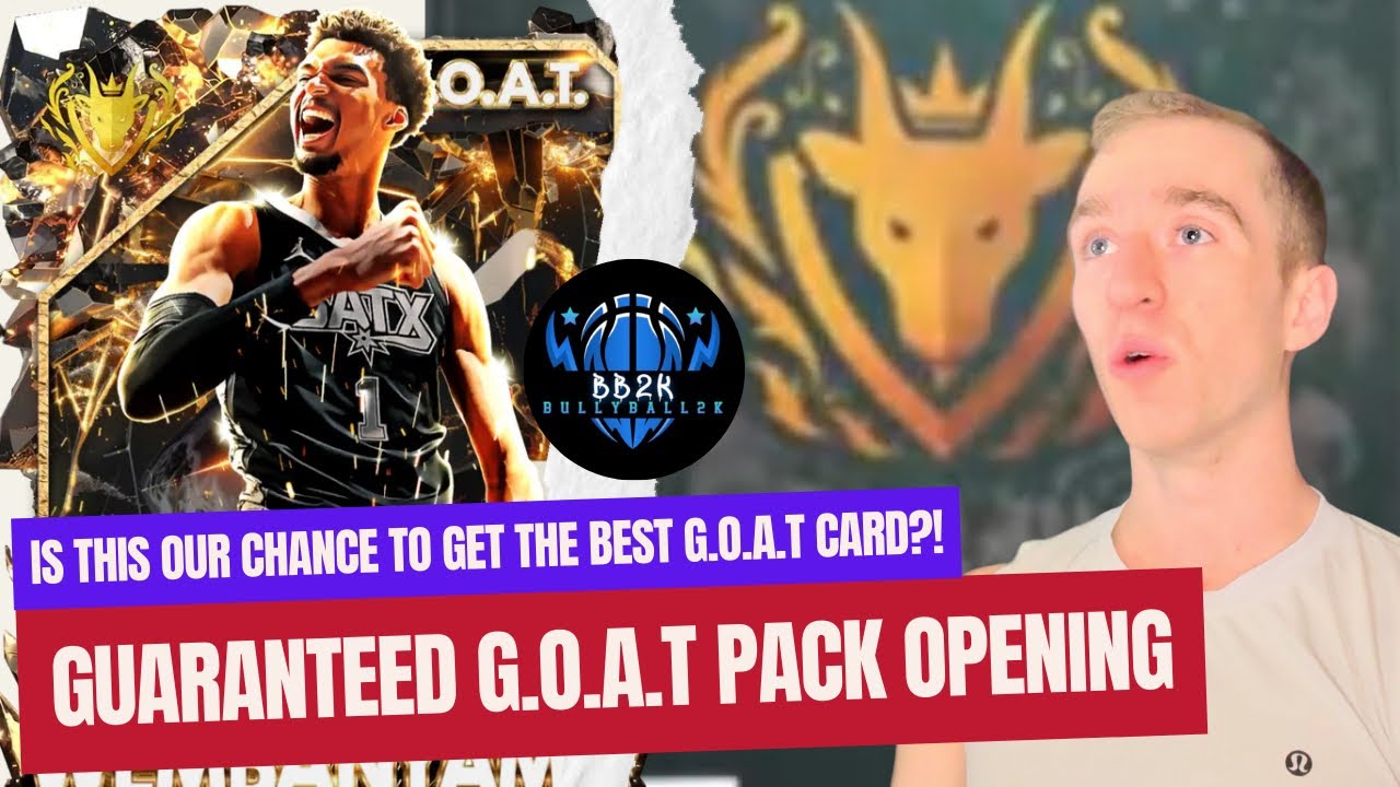 Guaranteed G.O.A.T Pack Opening in NBA 2k25 MyTEAM!!!