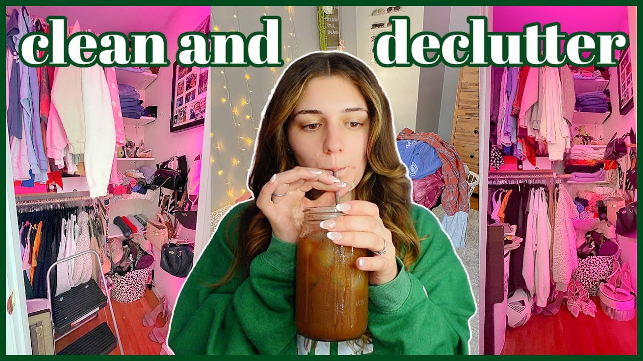cleaning & decluttering my bedroom & closet 2022 | Amber Greaves