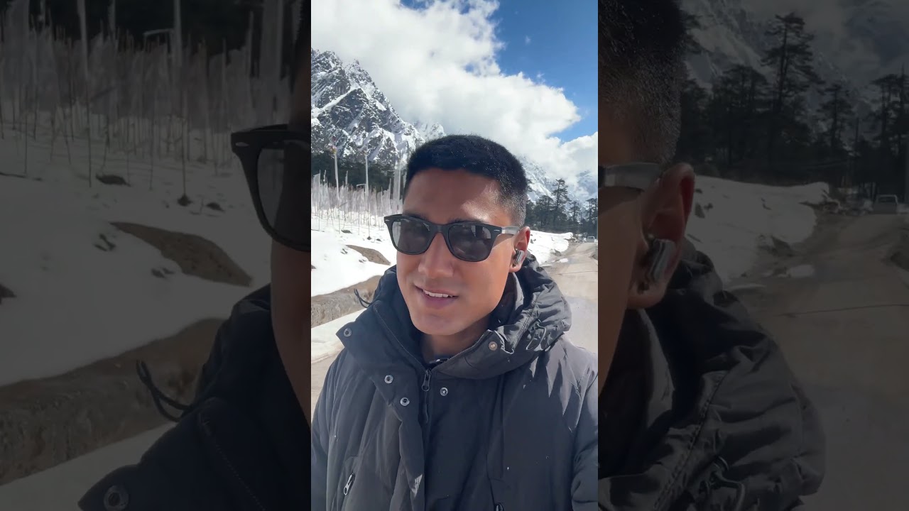 Yumthang valley of flowers 🌺12/03/2025 | #travelsikkim008 #northsikkim #snowfall