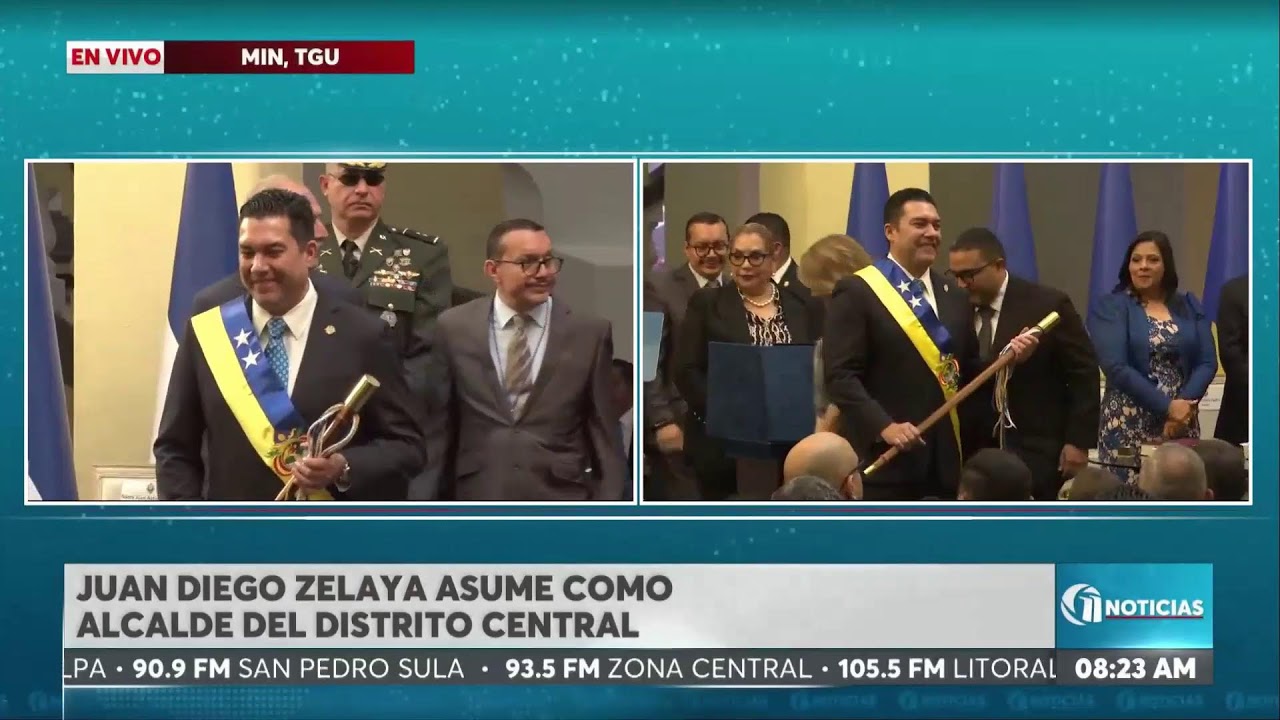 INFORME ESPECIAL: Juan Diego Zelaya toma posesión de alcaldía de la capital de Honduras