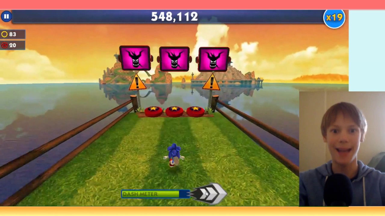 Sonic Dash Gameplay