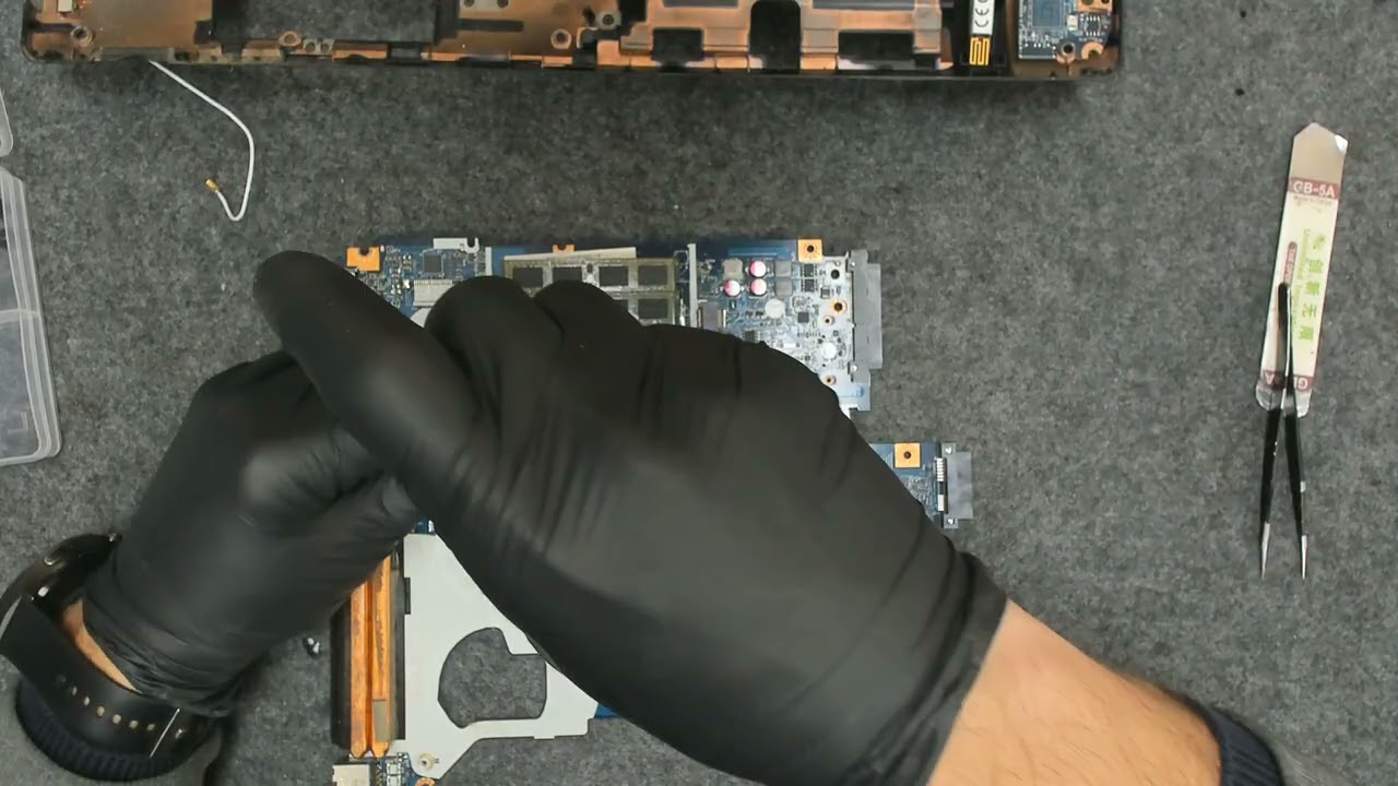 Кнопка сенсорной панели Acer Aspire 5750G не работает, замена термопасты.
