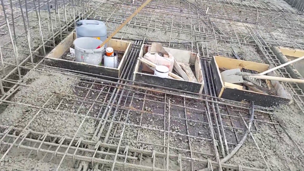 Döşeme kolon ve kirişlerin beton atılması