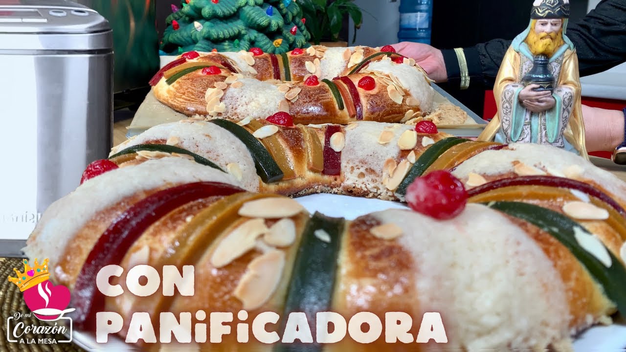 ROSCA para Día de Reyes 👑 | Recetas en MÁQUINA para Hacer PAN | Recetas para DÍA de REYES