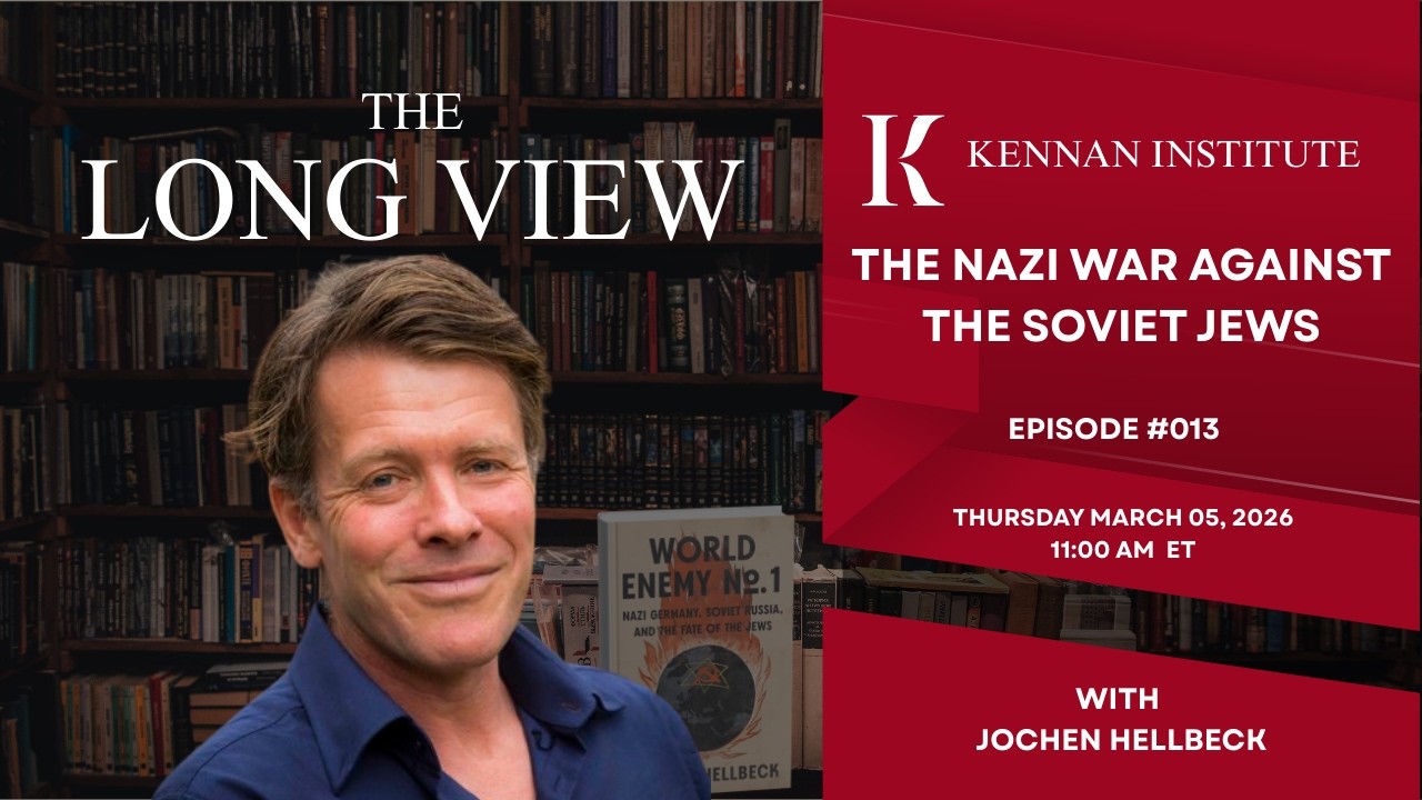 The Long View #013 | The Nazi War Against the Soviet Jews with Jochen Hellbeck