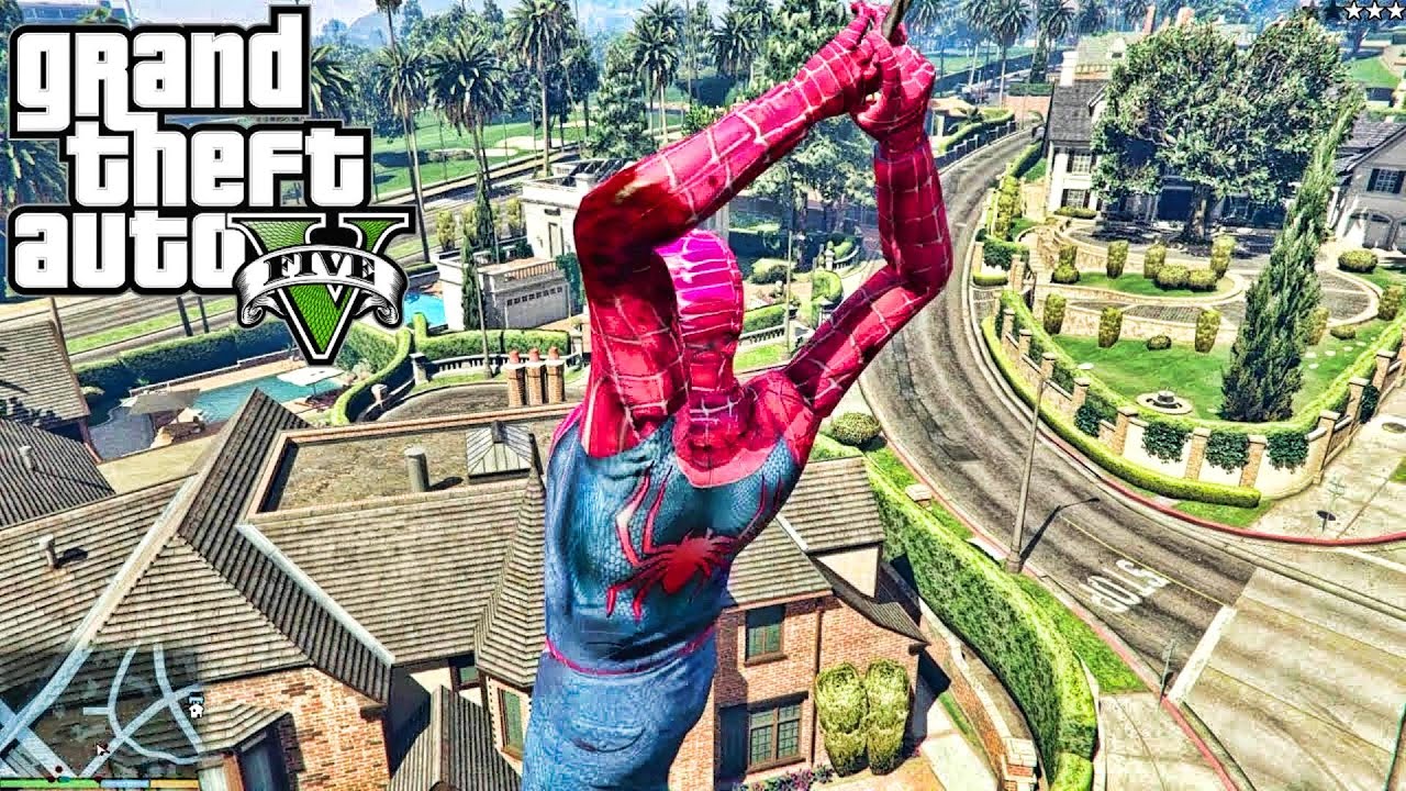 GTA 5 SPIDERMAN MOD (GTA 5 MOD)