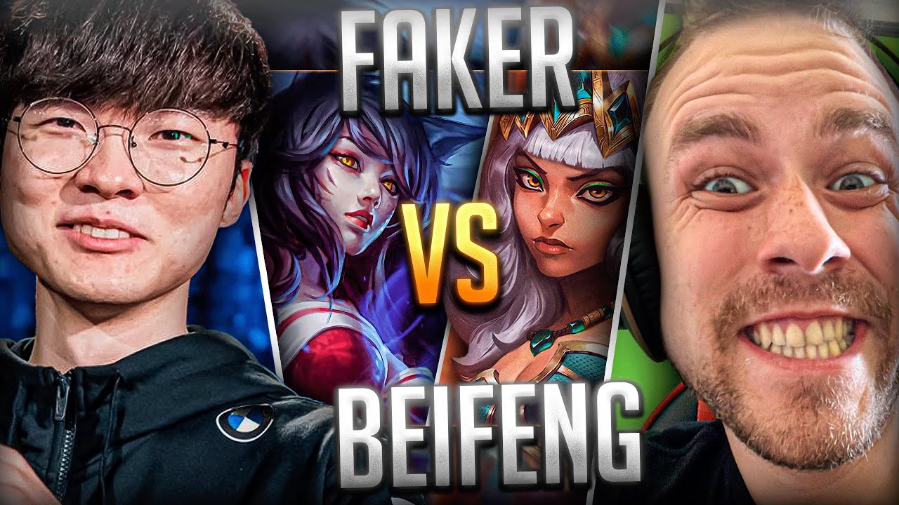 😱 FAKER vs BEIFENG + HANQL (EZREAL 2,250 LP) vs JDG LOKEN *LA MEJOR PARTIDA DEL AÑO*