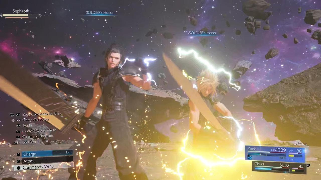 🌌 Cloud & Zack Unite – Hard Mode Sephiroth | FF7 Rebirth
