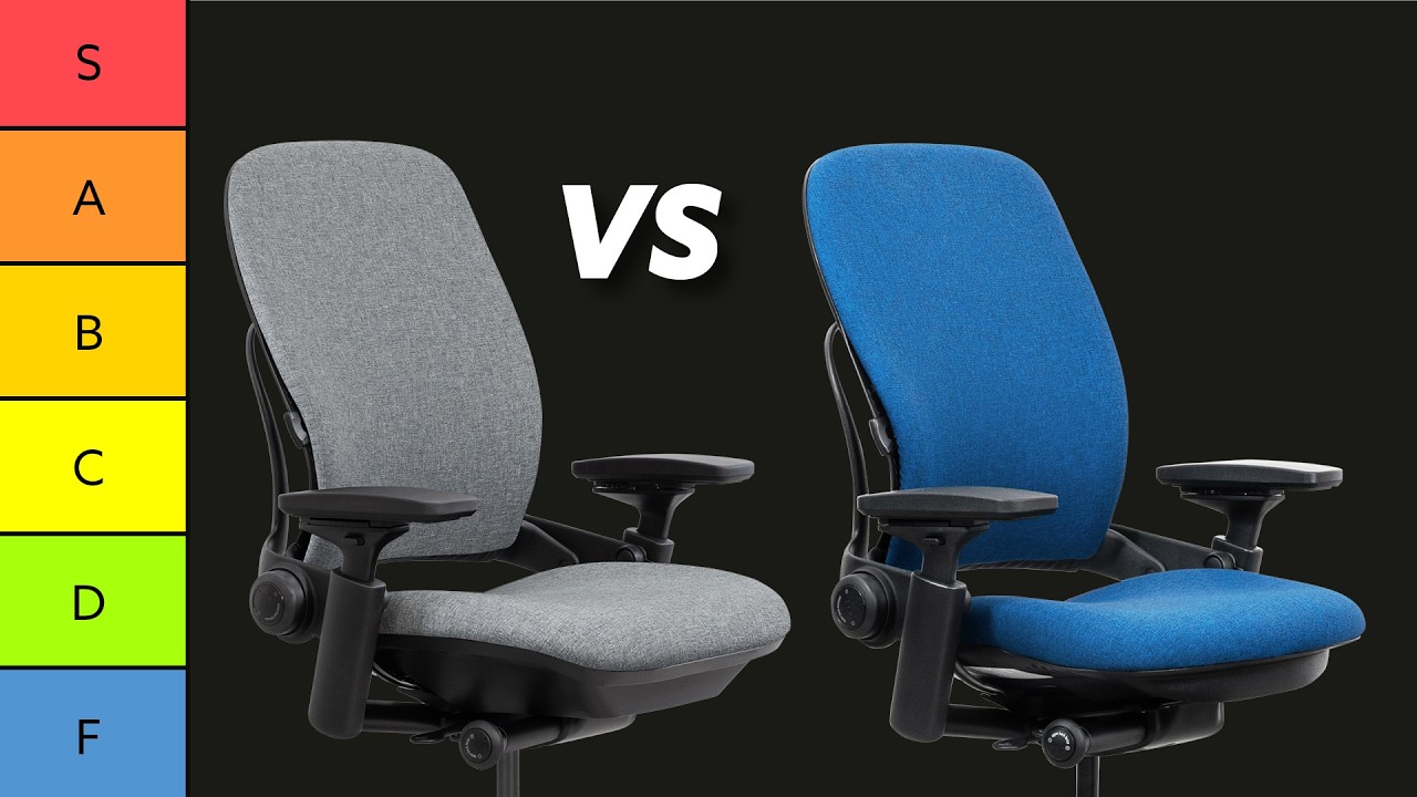 BTOD Lamia vs Steelcase Leap V2 l Office Chair Comfort Tier List